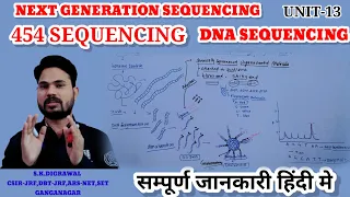 454 SEQUENCING // NEXT GENERATION SEQUENCING // PYRO- SEQUENCING //  DNA SEQUENCING