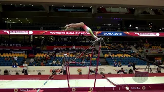 MARTINS Filipa (POR) - 2018 Artistic Worlds, Doha (QAT) - Qualifications Uneven Bars