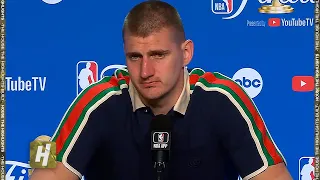 Nikola Jokic talks Game 3 NBA Finals WIN, FULL Postgame Interview 🎤