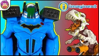 GIANT BATMAN Batbot Xtreme!  Imaginext Transforming Robot with Voice Changer! DC Super Friends !