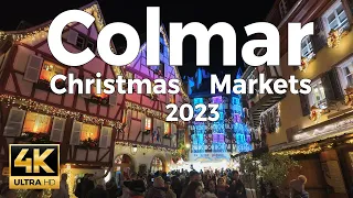 Colmar Christmas Markets 2023, France Walking Tour - With Captions