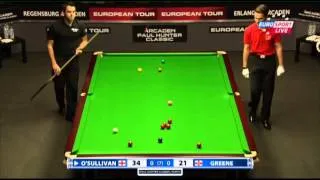 Ronnie O'Sullivan - Gerard Greene (Frame 1) Snooker Paul Hunter Classic 2013 - Final