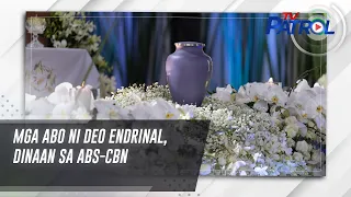 Mga abo ni Deo Endrinal, dinaan sa ABS-CBN | TV Patrol