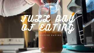 intuitive eating! what I eat in a day + easy dinner recipe