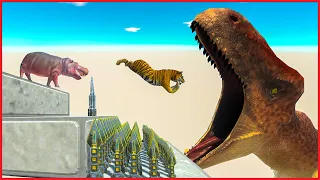 PASS THROUGH DANGEROUS BRIDGE FOREST | ARBS - Animal Revolt Battle Simulator