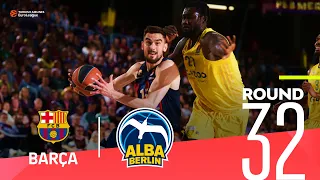 Barca beats ALBA to take homecourt advantage! |  Round 32, Highlights | Turkish Airlines EuroLeague