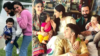 Saif Ali Khan Family Members with Wife, Daughter Sara, Sons Ibrahim, Taimur, Sisters & Biography