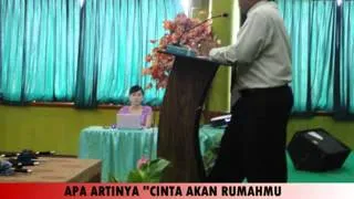 Pdt. Esra Alfred Soru : APA ARTINYA "CINTA AKAN RUMAHMU MENGHANGUSKAN AKU"?