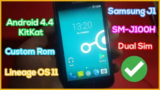 Install Lineage OS 11 on Samsung J1 SM-J100H Dual Sim Custom Rom Android 4.4 KitKat