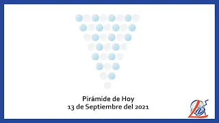 Pirámide del 13 de Septiembre del 2021 (Pirámide de la suerte, Pirámide del día, Pirámide de Hoy)