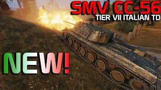 NEW Tier VII Italian TD! SMV- CC-56 | World of Tanks