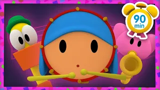 🎸 POCOYO in ENGLISH -The Ball Orchestra's Party [90 min] Full Episodes| VIDEOS and CARTOONS for KIDS