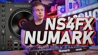 NUMARK NS 4FX Обзор на не дорогой DJ контроллер 4 канала.