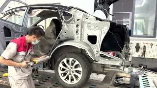 Reviving a Left-Side Damaged Nissan Sylphy: Restoration Journey！