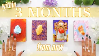 🔮(pick twice)🔮3 MONTHS From Now: Love, Career, Family & Money💰📬💡✨(Pick A Card)✨Tarot Reading✨