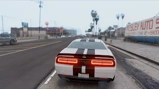 2019 Dodge Challenger Redeye in CineREALISM 2.0 GTA5 Graphic Mod