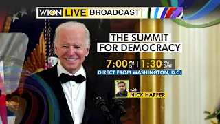 WION Live Broadcast | Joe Biden hosts a virtual Democracy Summit | Direct from Washington, DC | News