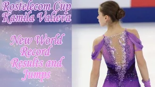 Kamila Valieva Won The Short Program At The Rostelecom Cup! New World Record! Her Results and Jumps