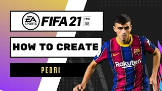 How to Create Pedri - FIFA 21 Lookalike for Pro Clubs