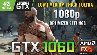GTX 1060 6GB + FX 8350 4.4GHz ~ God Of War - PC Benchmark | All Settings Tested + Optimized Settings
