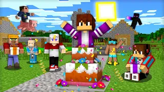 Я УСТРОИЛ СВОЁ ДЕНЬ РОЖДЕНИЯ В МАЙНКРАФТ 100% троллинг ловушка minecraft