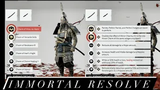 OP Samurai Clan Armor Build [Immortal Resolve] Ghost of Tsushima