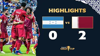 Highlights: Honduras 0-2 Qatar - Gold Cup 2021