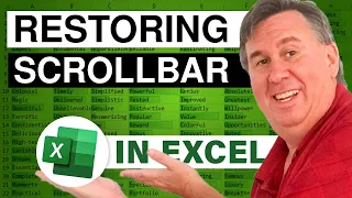 Excel - Restoring Scrollbar - Episode 565
