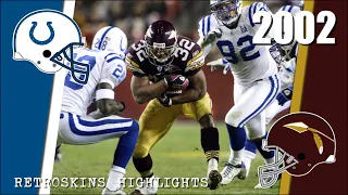 2002: Indianapolis Colts vs Washington Redskins Remastered NFL Highlights