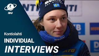 Biathlon World Cup 22/23 Kontiolahti: Women Individual Interviews