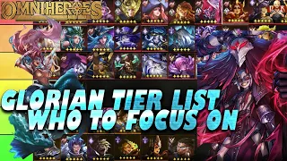 [Omniheroes] - Glorian Synergy TL! All units discussed & Ranked PLUS some adjustments to other!
