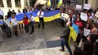 Прощання з Героями  Небесної Сотні в Малазi, Iспанiя. 23.02.2014