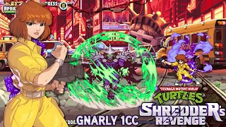 TMNT: Shredder's Revenge - Arcade Mode - Gnarly 1CC (April O'Neil)