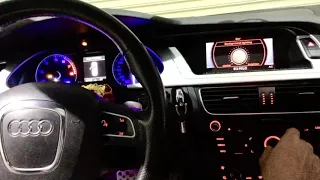 Audi A4 B8 ambient light. Part.1