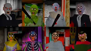 Granny mode Battle! 10 scariest modes in granny!