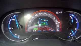 Toyota RAV4 2.5 Hybrid Dynamic Force VVT-iE AWD (222hp) acceleration and top speed