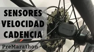 Sensores de velocidad y cadencia para ciclismo (Garmin/Wahoo)