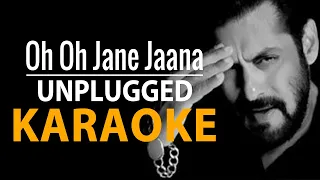 Oh Oh jane jana | karaoke | Unplugged Karaoke with lyrics #Y&iProduction