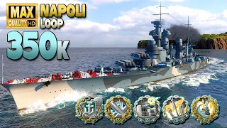 Cruiser Napoli: Aggressive play to win the flank - World of Warships