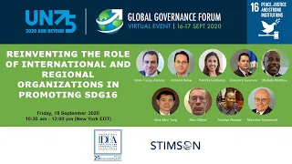 Reinventing the Role of International and Regional Organizations in Promoting SDG16