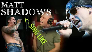 How to Sing Like Matt Shadows -Avenged Sevenfold (w/ The Rev) Compression, False Cord Coordination