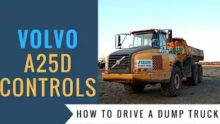 Volvo A25D Dump Truck Basic Controls