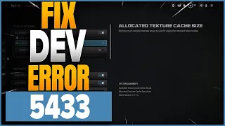 How To Fix Dev Error 5433 In COD MWZ