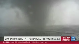 Experts believe at least 4 tornadoes hit Austin area