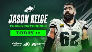 Jason Kelce Eagles press conference | Today at 1pm