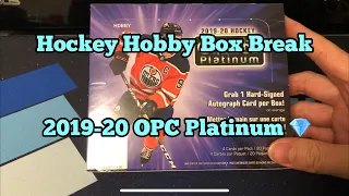 2019-20 OPC Platinum - Hobby Box Break