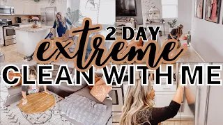 EXTREME CLEAN WITH ME / 2 DAY SPEED CLEANING MOTIVATION / FALL CLEAN WITH ME / BROOKE ANN