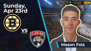 Bruins vs. Panthers Prediction, 4/23/23: NHL Free Betting Pick From Mason Folz