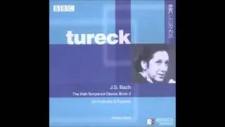 Rosalyn Tureck plays J.S. Bach WTC II Book, Prelude No. 2 c-moll