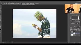 Как создать эффект двойной экспозиции в фотошопе. Урок фотошопа. Видеоуроки Pro Photoshop